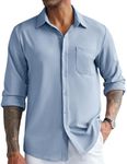 COOFANDY Men's Casual Button Down S