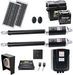 ALEKO Swing Gate Opener Operator (900-50W, Dual Solar Accessory Kit)