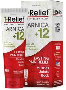 T-Relief Arnica +12 Cream Natural Relieving Actives for Back Pain Joint Soreness Muscle Aches & Stiffness Whole Body Fast-Acting Relief for Women & Men - 2 oz