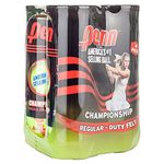 Clay Court Tennis Balls - Penn Championship Regular Duty Tennis Balls - 4 Pack (4 Cans, 12 Balls Total)