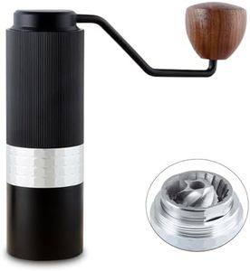 Easyworkz Slim Manual Coffee Grinder with Adjustable Conical Stainless Steel Burr for Espresso French Press Pour Over Turkish Brew