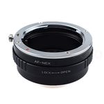 AF to NEX adapter Compatible with for Sony AF Minolta MA Mount Lens & for Sony E NEX Mount Camera Body,Fits for Sony Alpha A6000 A6300 A6500 A7 A5000 A5100 α7, α7R, α7S, α7 II, α7R II et