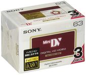 Sony High Definition Mini DV Tapes 63mins (Pack 3)