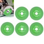 flintronic Glass Cutting Disc, 5PCS Diamond Saw Cutting Blade Angle Grinder Glass Tile Cutting And Polishing, Grinding Rotary Tool Accessories for Jade, Crystal, Wine Bottles, Ceramics, Tiles (Green)