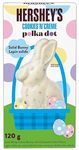 HERSHEY'S Cookies 'N' Creme Polka Dot Bunny, Easter Chocolate, Good for Easter Basket, Chocolate Treat, 120g