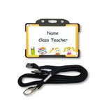 Teacher Roleplay Personalised Children's Novelty ID Card & Lanyard - Teacher Role play - Schools - Pretend Play - Imaginary Play