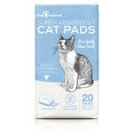 Peritas Cat Pads | Generic Refill for Breeze Tidy Cat Litter System | Cat Liner Pads for Litter Box | Quick-Dry, Super Absorbent, Leak Proof | 16.9"x11.4" (Scented, 20 Count)