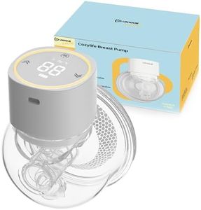 UN1QUE Wearable Breast Pump for Feeding Mothers, Hands Free| BPA Free| Electric Breast Pump 1200mAh Battery, 210ml Milk Cup, 3 Modes & 9 Levels| Smart Display| 1 Year Warranty Breast Feeding Pump-White