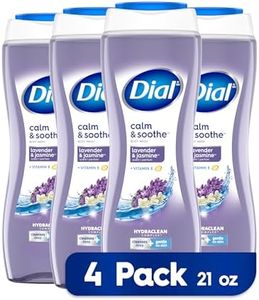 Dial Body Wash, Lavender & Jasmine, 21 Ounce (Pack of 4)