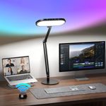 LitONES EaseGlowXP Dual‑Zone Desk Lamps Home Office, Remote, Modern Setup