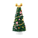 Department 56 Disney Village Mickey's Candy Tree Accessory Figurine, Green, 1