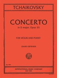 Tchaikovsky: Concerto in D Major, Op. 35, for Violin and Piano