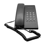 Panasonic KX-TS400SX Integrated Corded Telephone System, Black