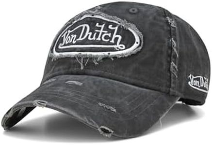 Von Dutch Unisex Cotton Canvas Baseball Cap, Curved Brim, Snapback