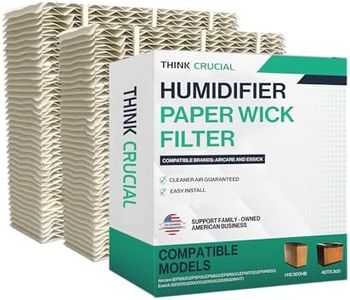 Think Crucial Replacement Humidifier Filters Compatible with Aircare 1043 Paper Wick Humidifier Filter Part #1043-10.8" x 4.2" x 12.5" - Models Spacesaver 800,8000 Series Console,Bulk Pack (2 Pack)