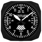 3060-C Trintec 25cm Altimeter Aviation Classic Instrument Style Wall Clock