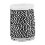 SOONAL 120m Bow string Serving Thread, Nylon String Serving Thread, Portable Archery Bowstring Serving, Ideal for Bowstring Archery Supplies(blackwhite)
