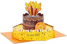 Hallmark Paper Wonder Birthday Pop Up Card with Sound and Motion (Birthday Cake)