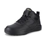 Campus OG-18 Sneakers for Men | Stylish and Comfortable High Top Sneakers for Men | Soft PU Foam Insole | Water-Resistant Upper and Anti-Skid Outsole BLK/Golden