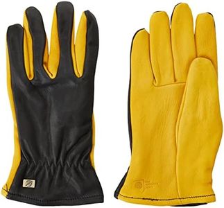 Gold Leaf DRY TOUCH Deluxe Leather Comfortable RHS Gardening Gloves - Ladies Size- Great Gift