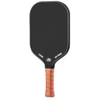 Pickleball Paddle, USA Pickleball Approved, 3K Raw Carbon Fiber Surface (CFS) High Grit & Spin, with 16MM Polypropylene Lightweight Honeycomb Core, Ideal for Novice and Professional Players