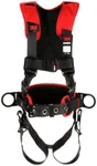3M Protecta Medium - Large Comfort Construction Style Full Body Positioning Harness With Easy-Link Web Adapter, Auto-Resetting Lanyard Keeper And Impact Indicator