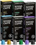 Rosso Coffee Capsules for Nespresso Original Machine - 60 Gourmet Espresso Pods, Compatible with Nespresso Original Line Machines (Variety 60)