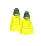 Speedo Unisex Adult DMC Original Training Fin | Snorkeling Diving Swimming Fins for Men and Women (Yellow, S)