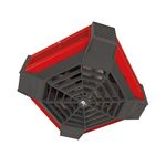 Stelpro SGH4002R Garage Ceiling Heater, 13 3/4" x 13 3/4", 240 volts, Energy Saving, Compatible with 4000 W Electronic Thermostats, SPIDER Series - Instant Heat and Distinctive Design, Red