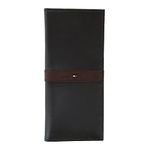 Tommy Hilfiger Men's Leather Ranger RFID Chequebook Cover Secretary Wallet, Brown