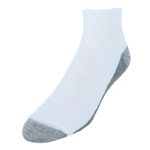 Hanes Men's Max Cushioned Crew Socks, Moisture-Wicking with Odor Control, Multi-Pack, Size 6-12, Black Ankle, White/Grey-6 Pack, 4.5-12 UK (Pack of 6)