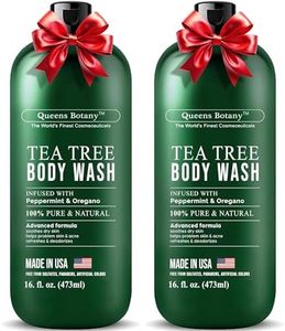 Antibacterial Tea Tree Oil Body Wash For Men & Women - (2 Pack X 16oz) Remedy Soap Extra Strength - Helps Treat Acne, Athletes foot, Eczema, Toenail Fungus & Jock Itch & Ringworm - For All Skin Types