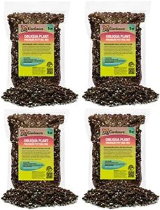 GARDENERA Trusted Monstera Obliqua Soil Mix - Strong and Healthy Plants by Gardenera - 20 Quart (4 Bags of 5 Quart)