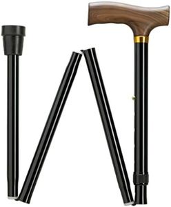 Extra Short Folding Walking Cane Adjustable in 1" increments from 29" to 33" (9952312)