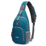 G4Free RFID Sling Bag Crossbody Backpack Chest Shoulder Bag Casual Gym Daypack Men Women Outdoor Cycling Travel Hiking