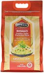 HEMANI Basmati Golden Sella Parboiled Rice 11LB - Great Value Savings - 1 LB FREE - Easy to Cook - Low Glycemic Index (1 Pack: 11 Pounds)