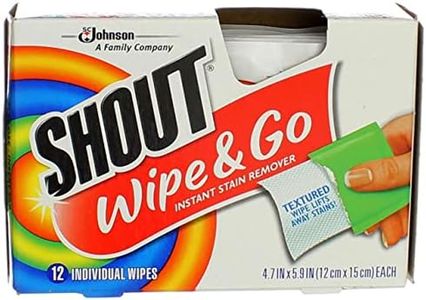 Shout Wipe & Go Instant Stain Remover - 12 CT