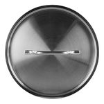 SignatureWares Stainless Steel Lid/Cover 9.5" (24.1 cm) Diameter for use with SignatureWares line of Stainless Steel Stock Pots, Braziers and Sauce Pans