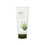 The Face Shop Herb day Cleansing Foam 170 ml | Face wash with aloe and green tea extracts | Face Wash for Dry Skin | Face wash that hydrates skin & maintains PH Level | Korean Skin care Products
