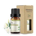 GREENSLEEVES Lily Essential Oil 10ml, 100% Pure Organic Lily Aromatherapy Diffuser Oils