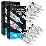 Yangna 40Pcs Mixed 3RL 5RL 7RL 9RL Round Liner Needles #12 Standard 0.35mm