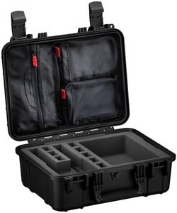 Condition 1 16" 2 Pistol Case, Model 179, Heavy Duty Waterproof Hard Gun Case with 8 Slot Mag with Pre-Cut Foam, 16" x 13" x 6.86"