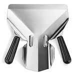 New Star Foodservice 37784 Stainless Steel Commercial French Fry Bagger with Dual Handle