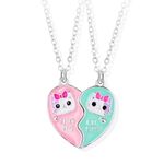 Bff Necklace for 2 Friendship Necklace Best Friend Necklace Cute Koala Heart Pendant Matching Necklace for Best Friends Sister Birthday Gifts