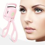 THE DIVINE EXPORTS Electric Heated Eyelash Curlers for Women Girls- USB Heated Lash Curler,Long-Lasting Heated Eyelash Curler with Quick Pre-Heat-24Hour Natural Curl|Multicolor|