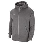 NIKE Kid Y Nk Flc Park20 Fz Hoodie Sweatshirt, CHARCOAL HEATHR, XS UK