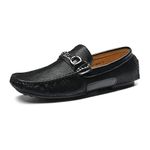 Bruno Marc Men's Penny Loafers Moccasins Shoes, 3/Black, 6.5