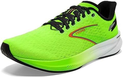 BROOKS Homme Hyperion Sneaker, Green Gecko/Red Orange/White, 42 EU