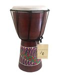 Djembe Drum Bongo Congo African Drum -MED SIZE- 12", JIVE BRAND- Professional Sound