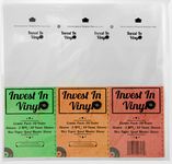 100 LP Sleeves Combo Pack (50 3 mil Outer & 50 Master Inner Sleeves) 33 RPM 12" Vinyl Record Sleeves Provide Your LP Collection with The Proper Protection - Invest In Vinyl